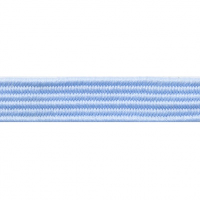Резиновые нити с текстильным покрытием, шир. 6 мм ( упак.30 м/уп), цв.- 108-голубой - купить в Глазове. Цена: 155.22 руб.